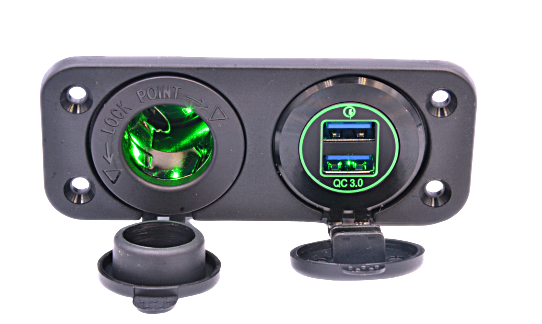 Gniazdo zapalniczki ładowarka USB QC3.0