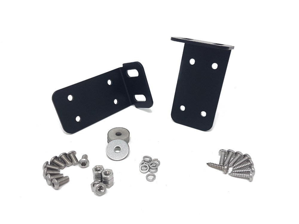 Zestaw do montażu oświetlenia serii LAZER na tablicy rejestracyjnej