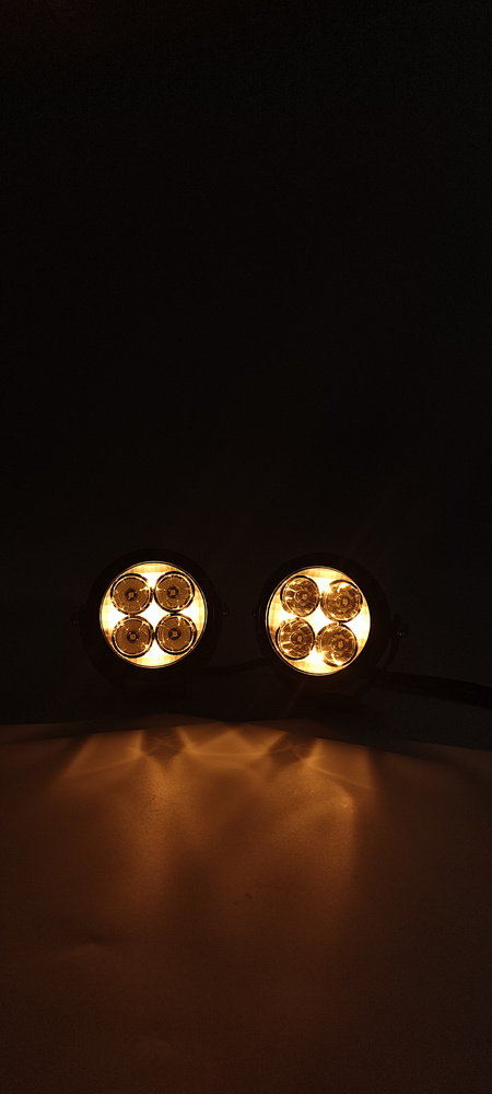 Halogen led 3,5 2x 35W Amber light ADV-35Y