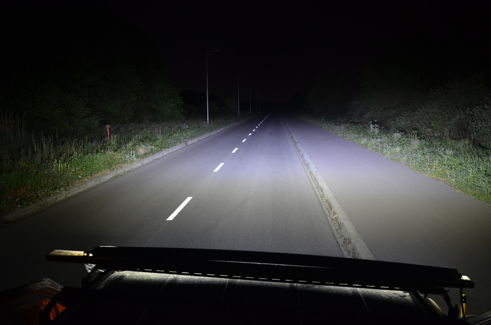 Led bar slim 126 cm zakrzywiony 130W