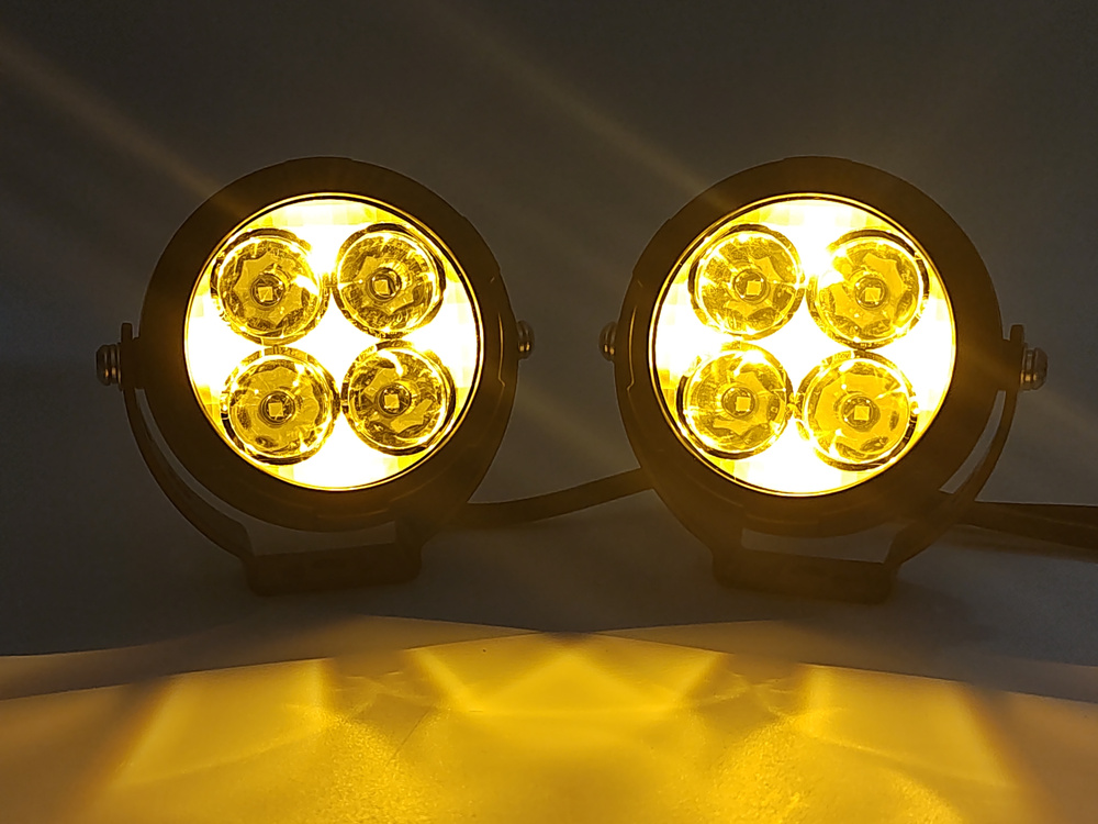 Halogen led 3,5 2x 35W Amber light ADV-35Y
