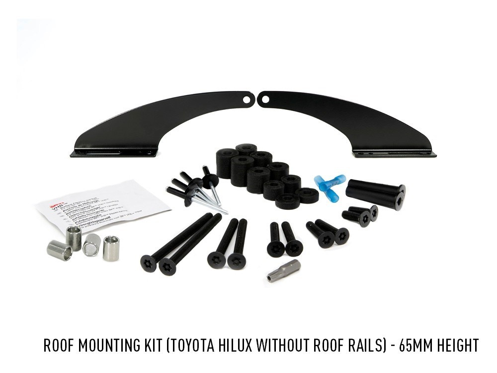 Zestaw do montażu na dachu lampy LAZER LInear 42/ Triple-R 24 - Toyota Hilux (2018 -) bez relingów dachowych