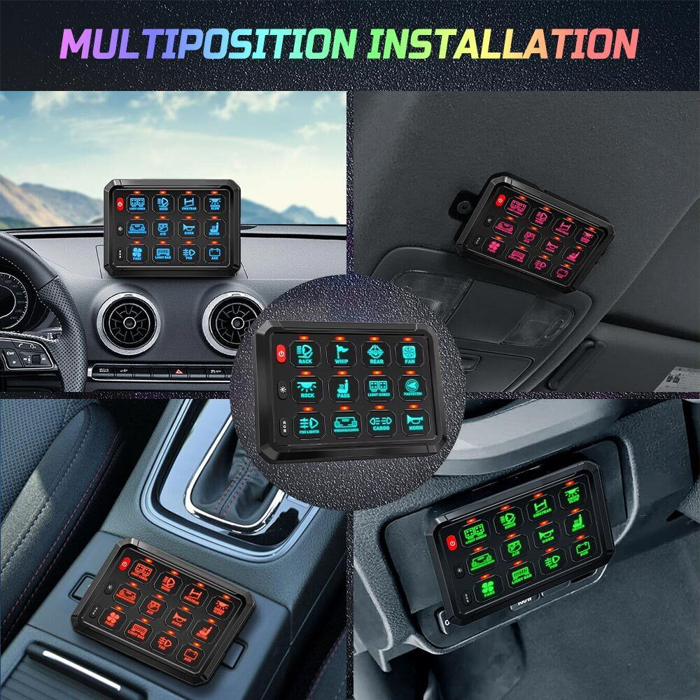 Panel sterujący oświetleniem S12-RGB-APP