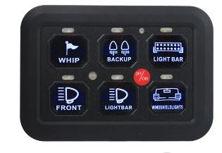 Panel sterujący oświetleniem S6-RED