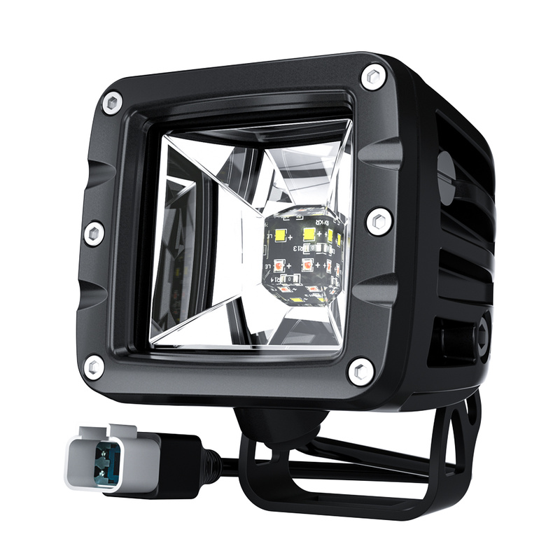 Lampa led dwufunkcyjna TYP 2 40W  E9 biało-czerwona