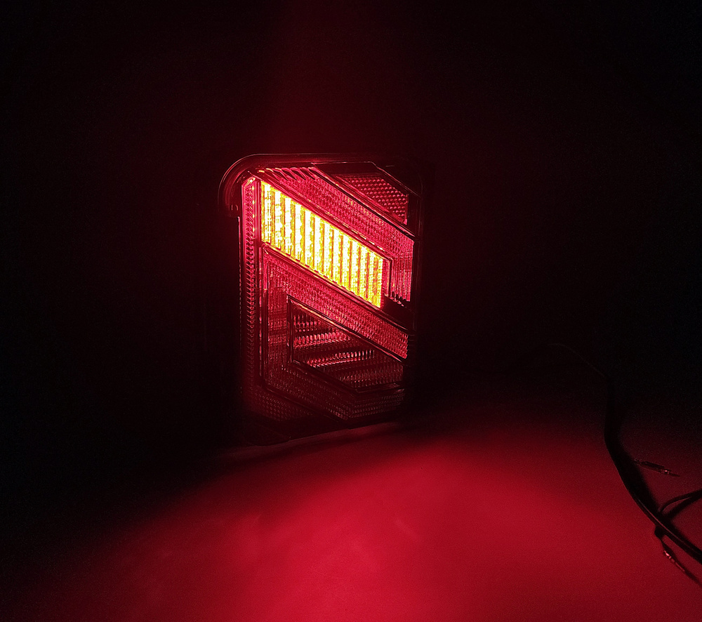 Tylne Lampy LED do Jeep Wrangler JK TYP2 – Przezroczyste (Clear)