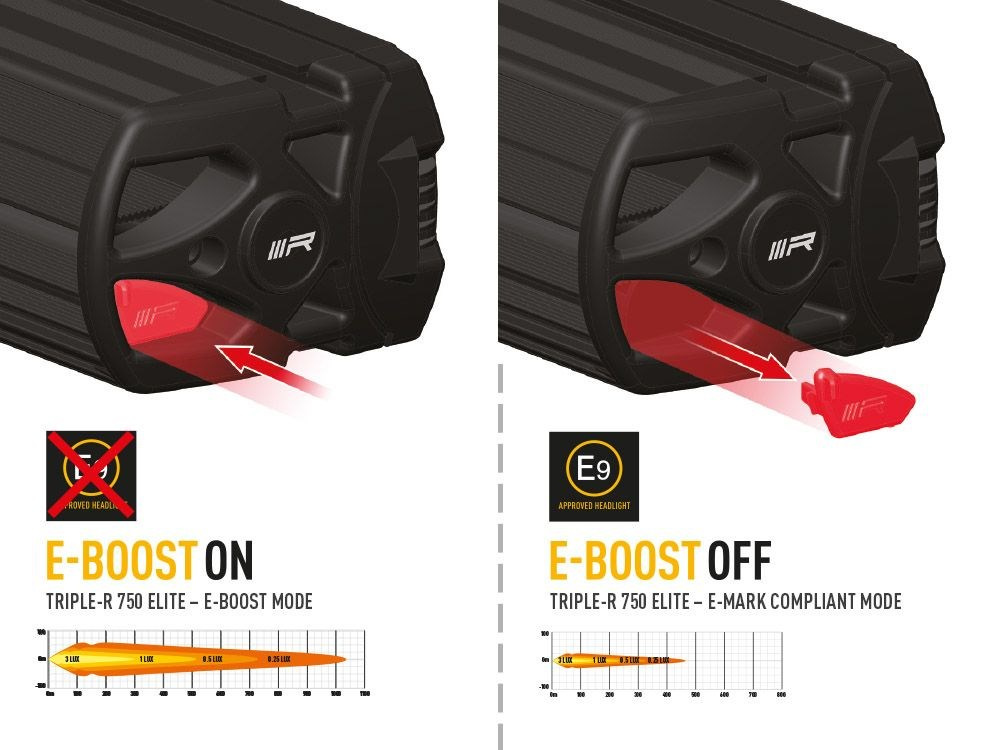 Zestaw dwóch lamp LAZER TRIPLE-R 750 Elite (Gen2) z systemem montażu w fabrycznym grillu - Isuzu D-Max (2021 -)