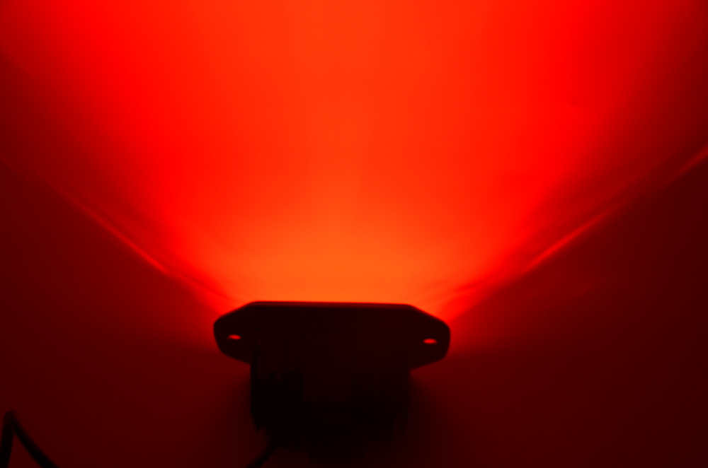 Lampa led slim 10W dwukolorowa czerwona i biała