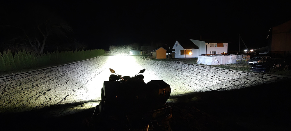 Halogeny dalekosieżne HD-46YW-DRL 2 sztuki zestaw