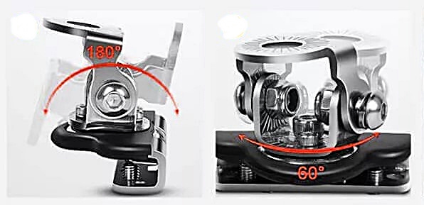 Uchwyt na maskę do led bar 2 sztuki w zestawie