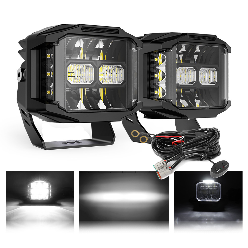 Halogeny dalekosiężne led VisionMax-DX9961 2 sztuki z wiązką