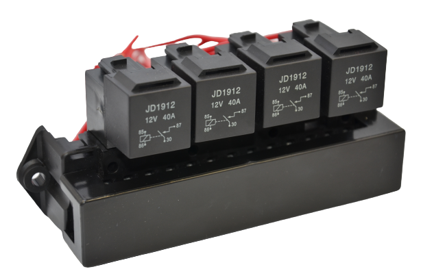 Zestaw przekaźników 12V 40A i 15 bezpieczników