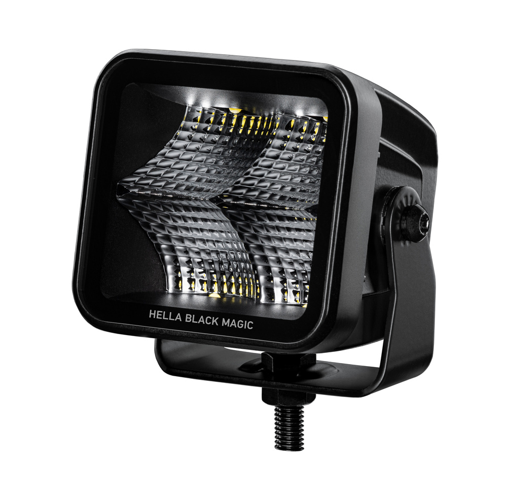 Reflektor Hella Black Magic Cube LED 3.2" Flood zestaw 2 szt