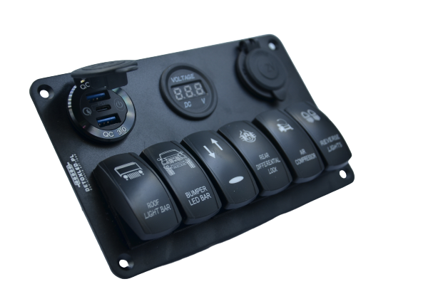 Panel przełączników DX6-3F