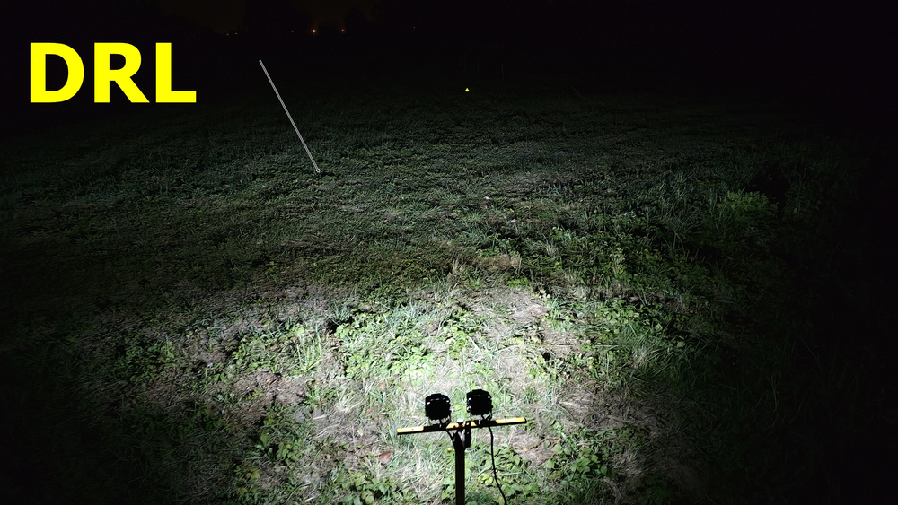 Halogeny dalekosiężne led 3,5" VisionMax-DX9941 2 sztuki z wiązką