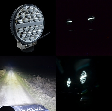 Lampy dalekosiężne led DX-140-DRL