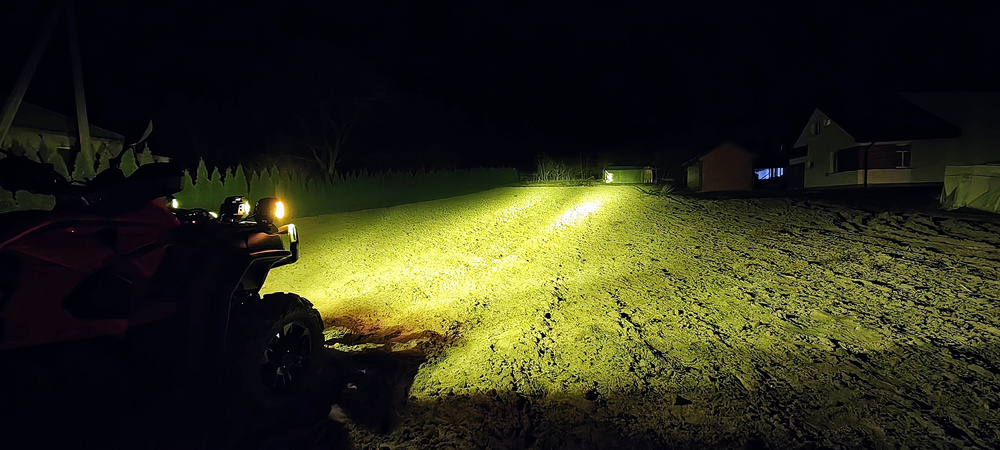 Halogeny dalekosieżne HD-46YW-DRL 2 sztuki zestaw