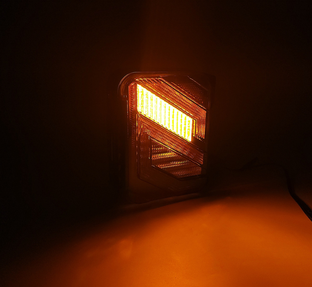 Tylne Lampy LED do Jeep Wrangler JK TYP2 – Przezroczyste (Clear)