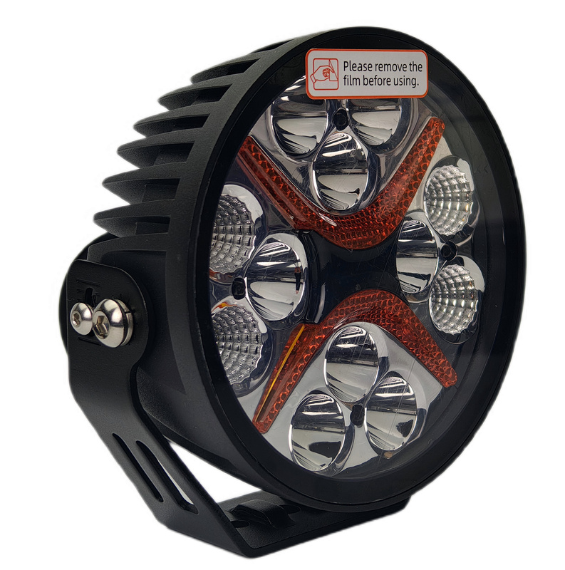 Lampa led Driving 6" 60W OSRAM P8 z AMBER DRL 