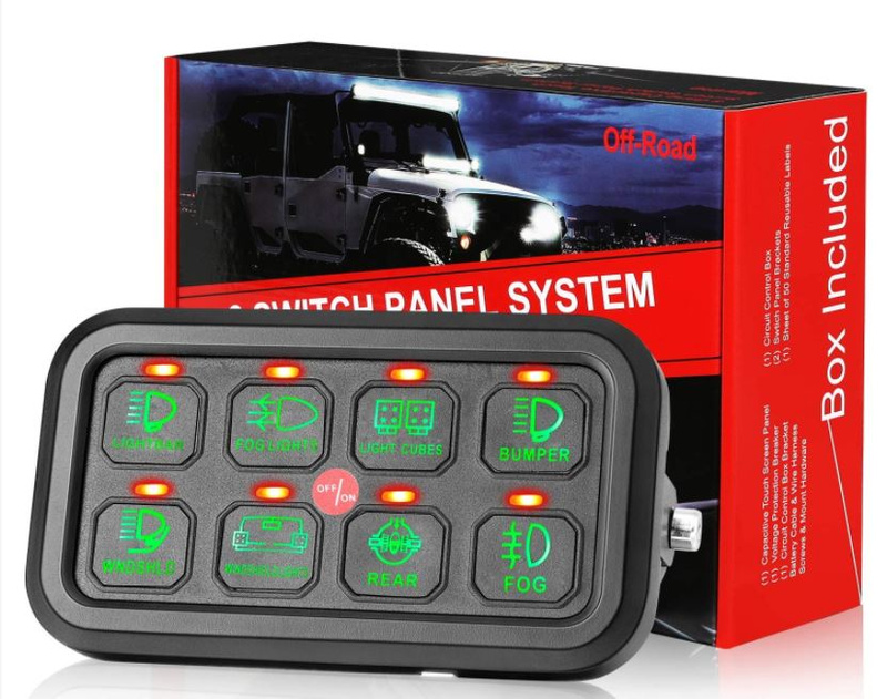 Panel sterujący oświetleniem do 8sztuk  led