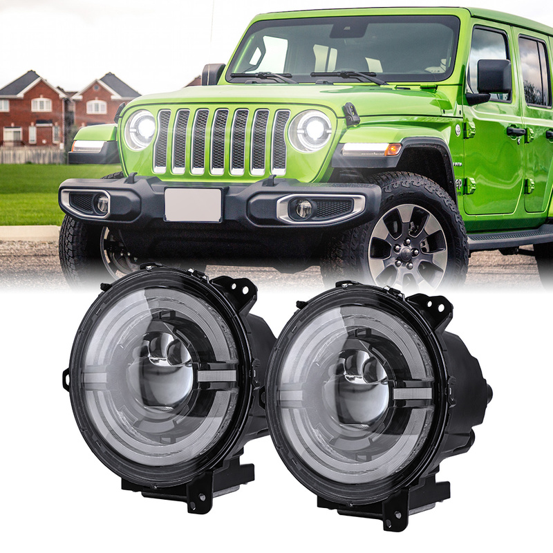 Reflektor led Jeep Wrangler JL 9" DRAG-DRL
