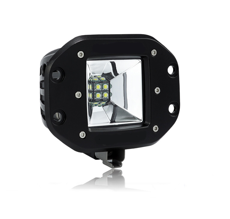 Lampa led dwufunkcyjna 40W  E9 biało-czerwona 